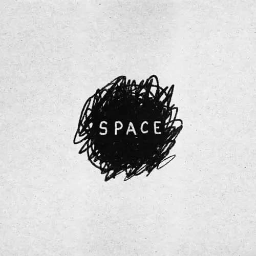 A small scribble with the words "Space" handwritten over it.